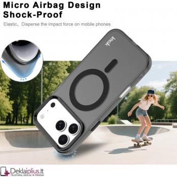 Imak smūgiams atsparus dėklas su magsafe - pilkas (Apple Iphone 17 Pro Max/18 Pro Max) Imak smūgiams atsparus dėklas su magsafe - pilkas (Apple Iphone 17 Pro Max/18 Pro Max)